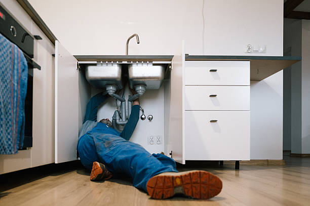 Professional Plumbing technician working in Cloverdale, IN